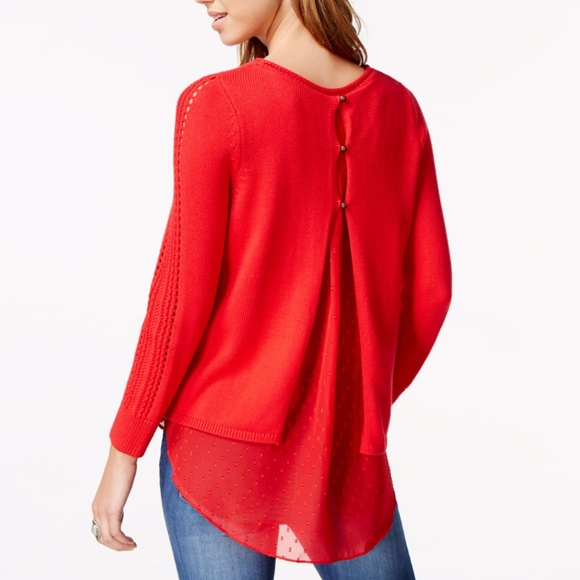 Lucky Brand Sweaters - 💕💕Lucky Brand Long Sleeve Layered sweater sz S